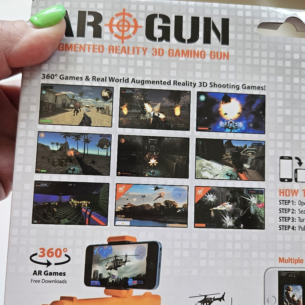 AR Toy Gun For Video Game Playing - Picture 6 of 7
